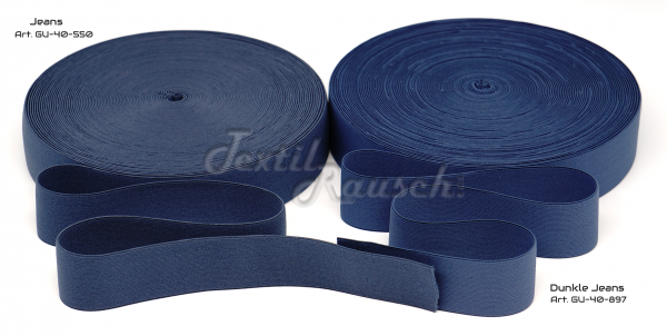 Gummiband Jeans 40mm